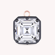 Fancy Shape Moissanite Georgian setting pendants