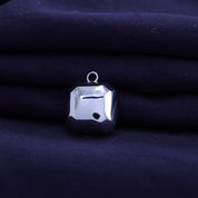 Fancy Shape Moissanite Georgian setting pendants in 925 Sterling Silver