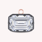 Fancy Shape Moissanite Georgian setting pendants