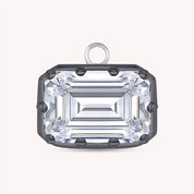 Fancy Shape Moissanite Georgian setting pendants