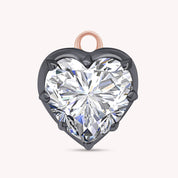 Fancy Shape Moissanite Georgian setting pendants