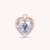 Fancy Shape Moissanite Georgian setting pendants in 925 Sterling Silver