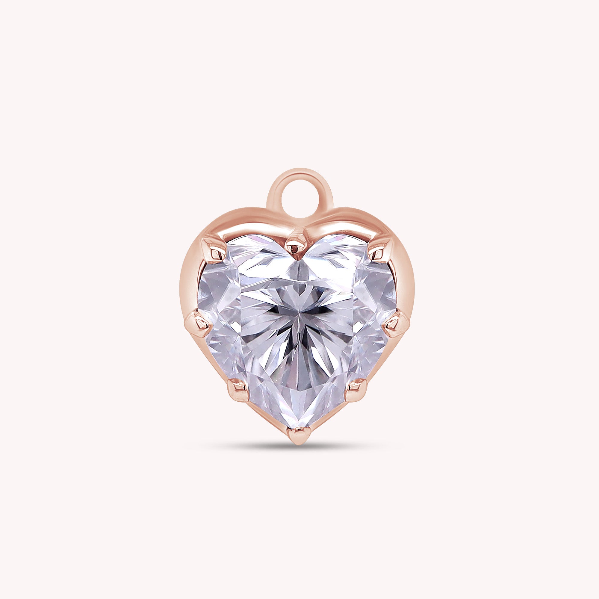 Fancy Shape Moissanite Georgian setting pendants in 925 Sterling Silver