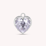 Fancy Shape Moissanite Georgian setting pendants in 925 Sterling Silver