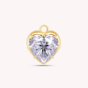 Fancy Shape Moissanite Georgian setting pendants in 925 Sterling Silver