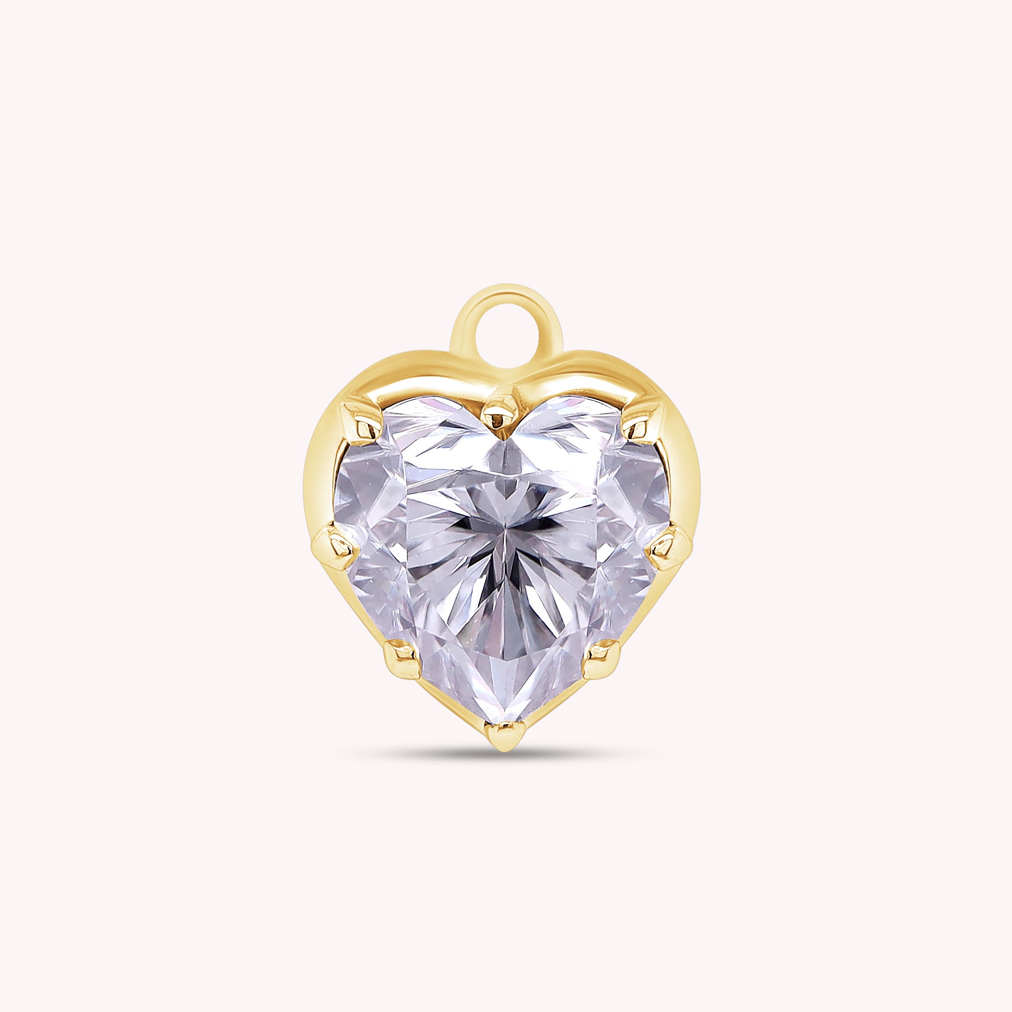 Fancy Shape Moissanite Georgian setting pendants in 925 Sterling Silver