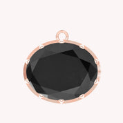 Black Moissanite Pendant