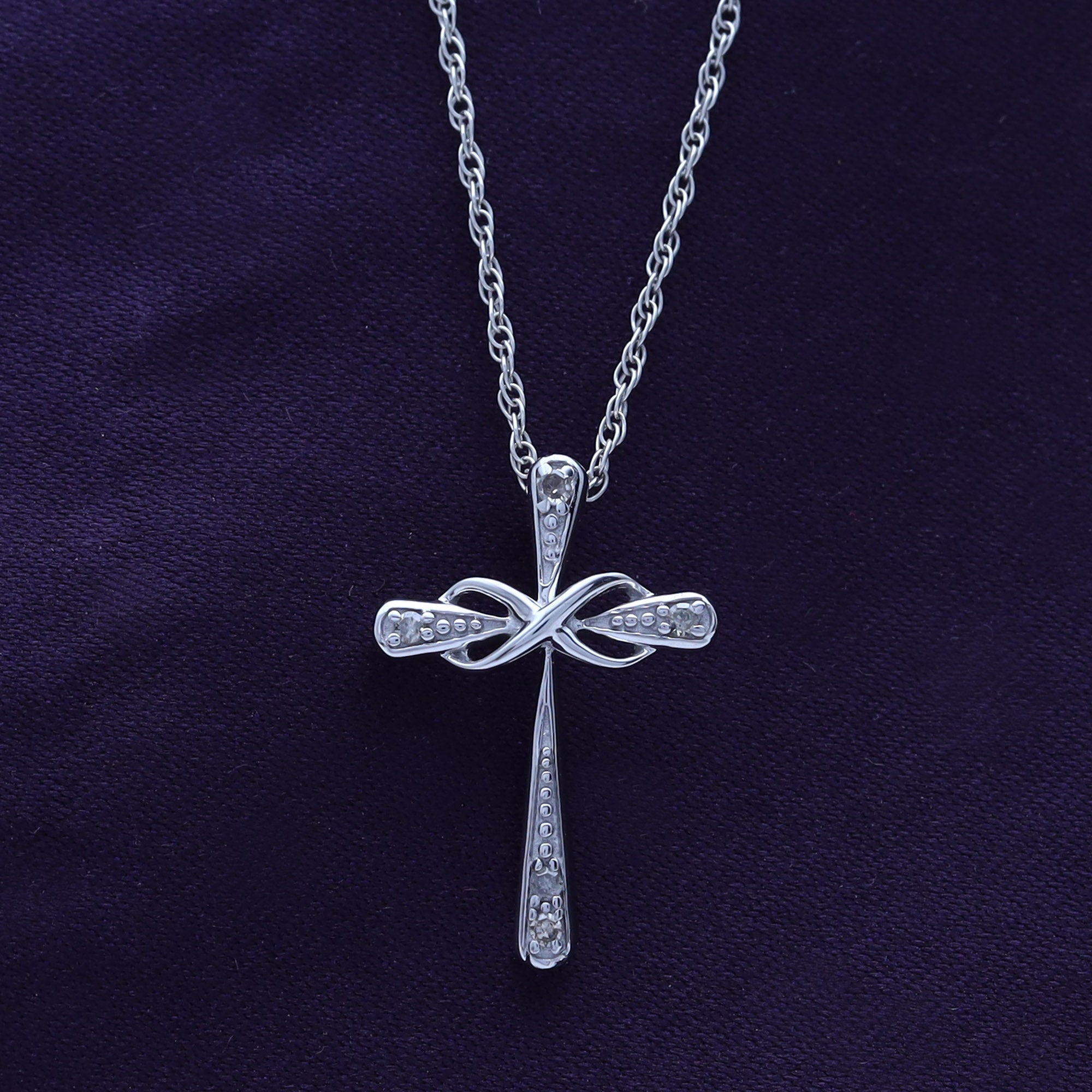 Infinity Cross Pendant