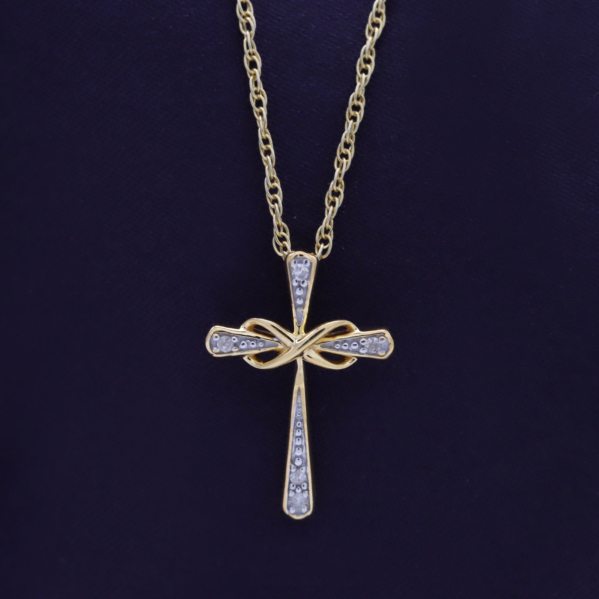 Infinity Cross Pendant