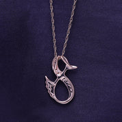 Duck Infinity Pendant Necklace