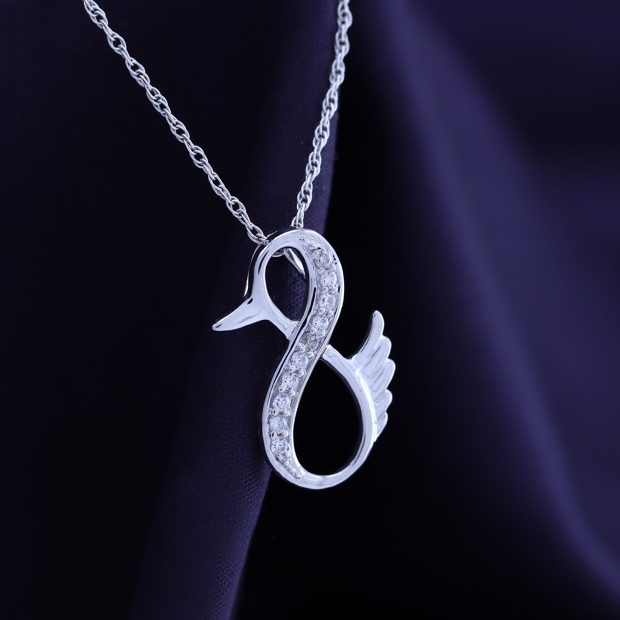 Duck Infinity Pendant Necklace