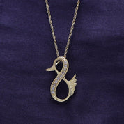 Duck Infinity Pendant Necklace