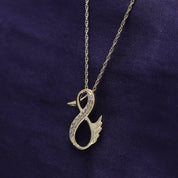 Duck Infinity Pendant Necklace