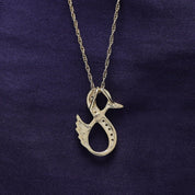 Duck Infinity Pendant Necklace