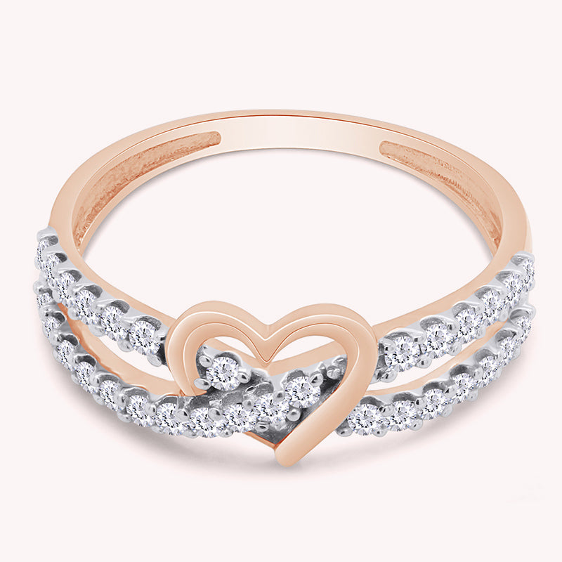 Infinity Heart Promise Lab Grown Diamond Ring