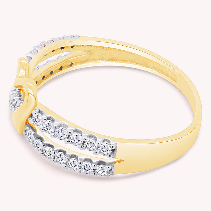 Infinity Heart Promise Lab Grown Diamond Ring