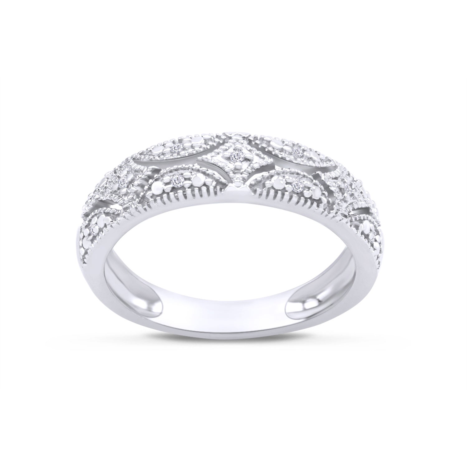 Natural Diamond Accent Band Ring