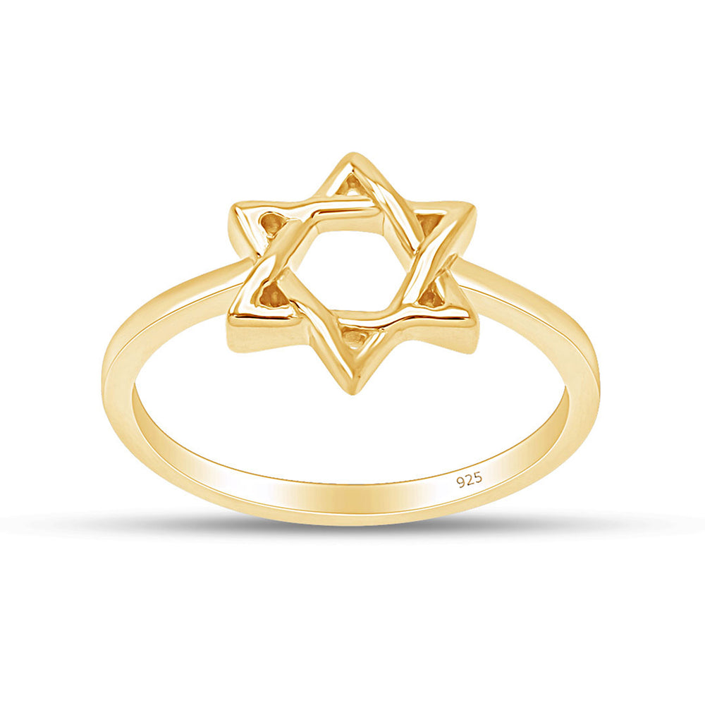 
                      
                        Star Of David Magen Hebrew Shield Star Symbol Ring In 925 Sterling Silver
                      
                    