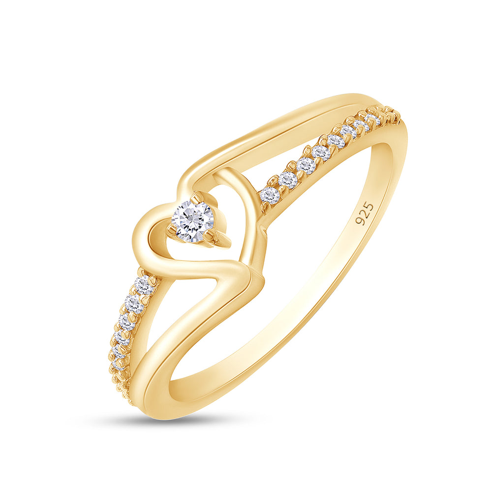 
                      
                        1/10 Carat CT Round White Natural Diamond Bypass Heart Promise Ring 14k Gold Over Sterling Silver (I-J Color, I2-I3 Clarity, 0.10 Cttw) Gift For Her
                      
                    