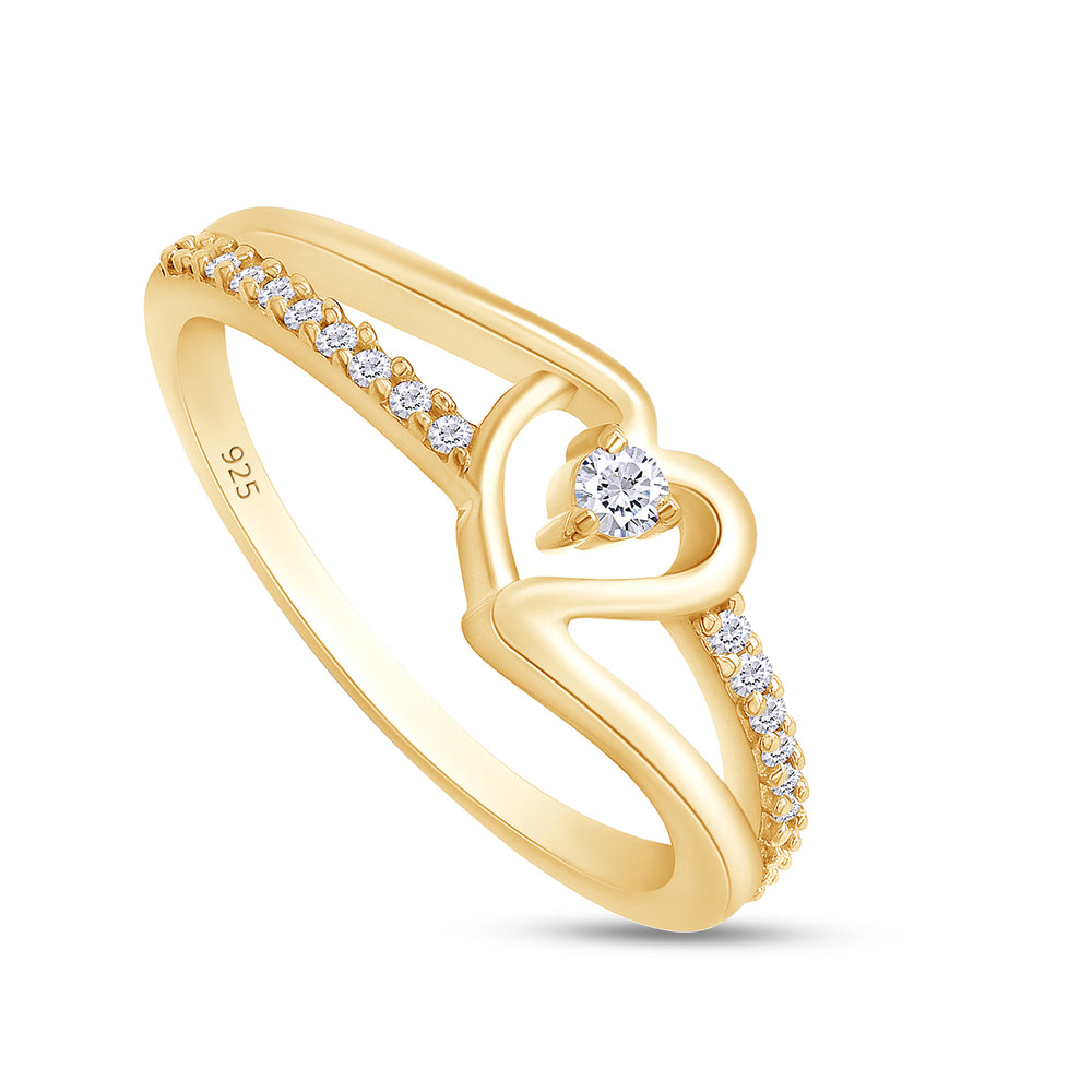 
                      
                        1/10 Carat CT Round White Natural Diamond Bypass Heart Promise Ring 14k Gold Over Sterling Silver (I-J Color, I2-I3 Clarity, 0.10 Cttw) Gift For Her
                      
                    