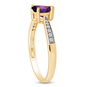 Solitaire Heart Promise Ring for Women