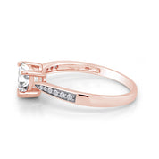 Solitaire Heart Promise Ring for Women
