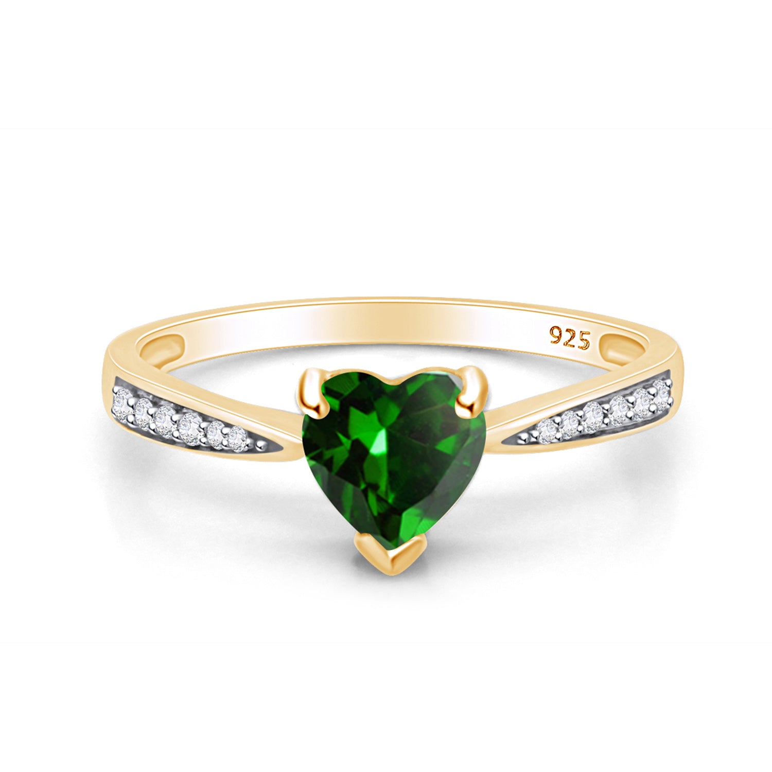 Solitaire Heart Promise Ring