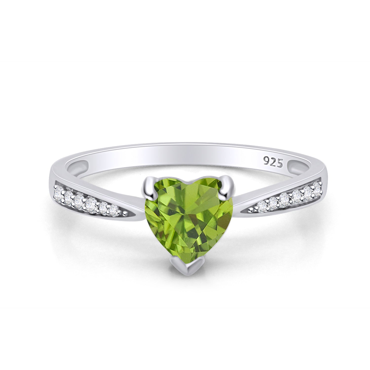 Solitaire Heart Promise Ring