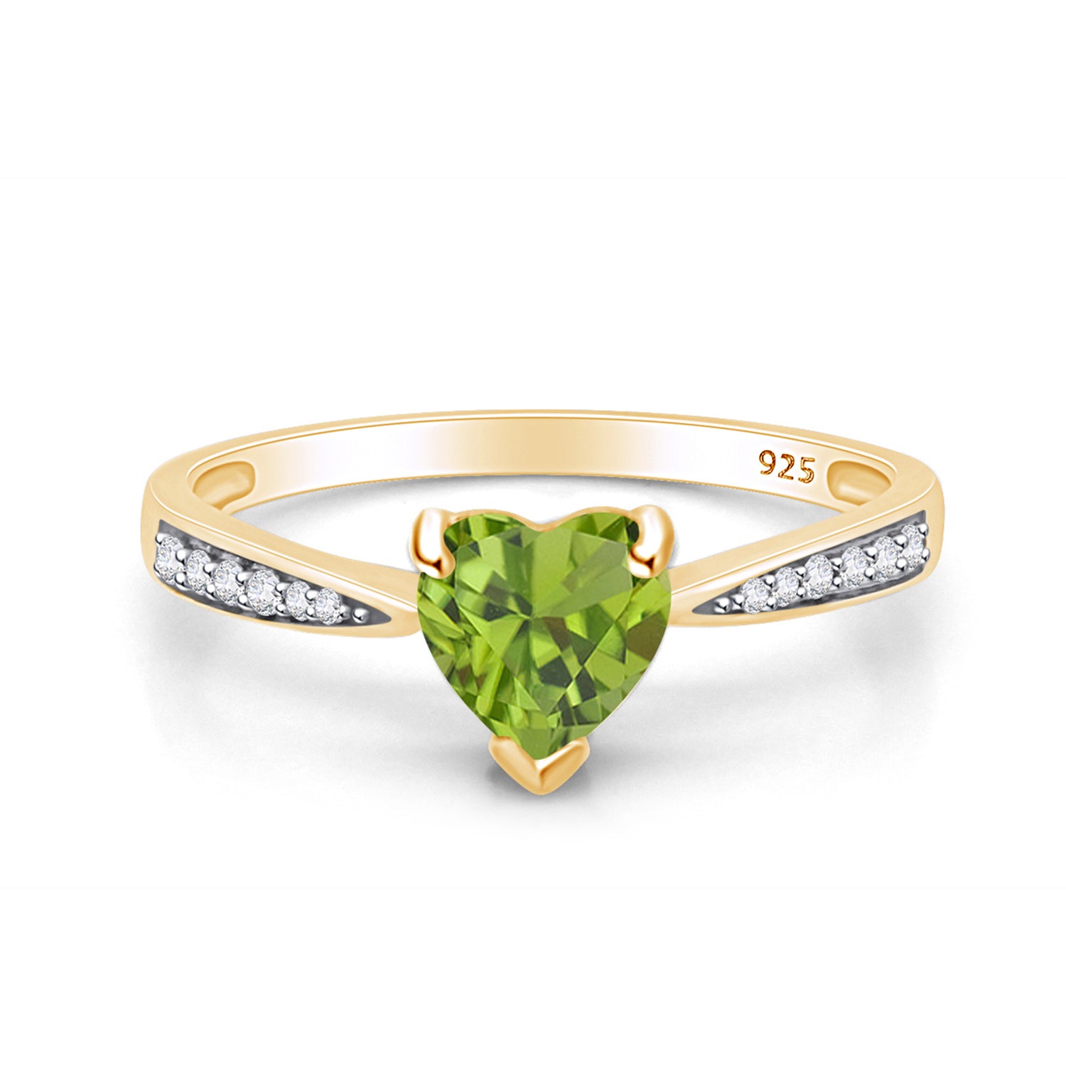 Solitaire Heart Promise Ring