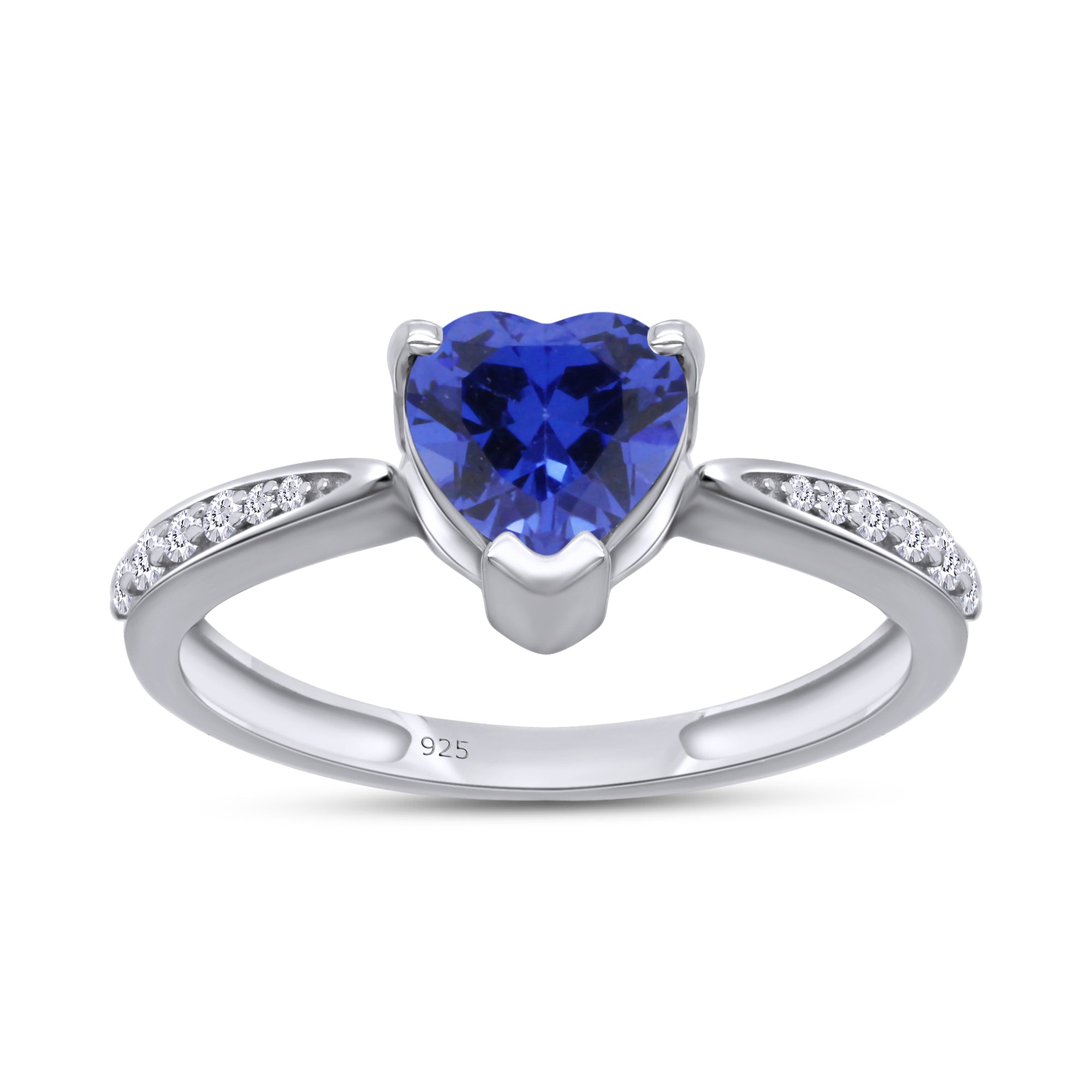 Solitaire Heart Promise Ring