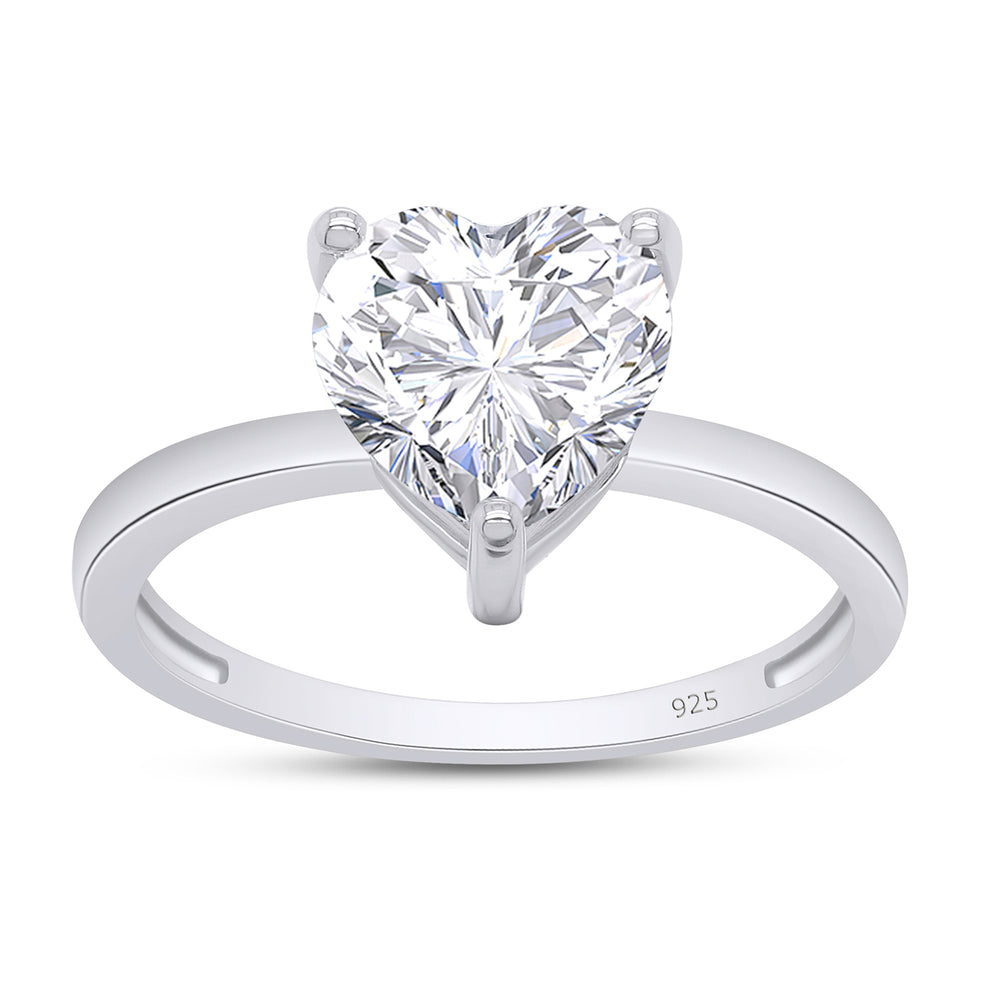 
                      
                        1 3/4 Carat 8MM Heart Lab Created Moissanite Diamond Solitaire Ring For Womens In 925 Sterling Silver (1.75 Cttw)
                      
                    