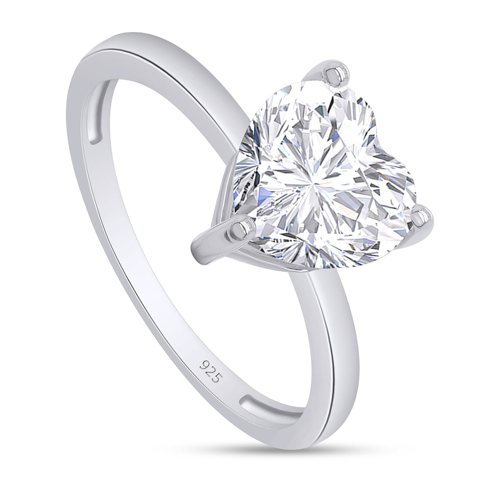 
                      
                        1 3/4 Carat 8MM Heart Lab Created Moissanite Diamond Solitaire Ring For Womens In 925 Sterling Silver (1.75 Cttw)
                      
                    