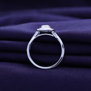 Princess Cut Lab Grown Diamond Engagement Ring