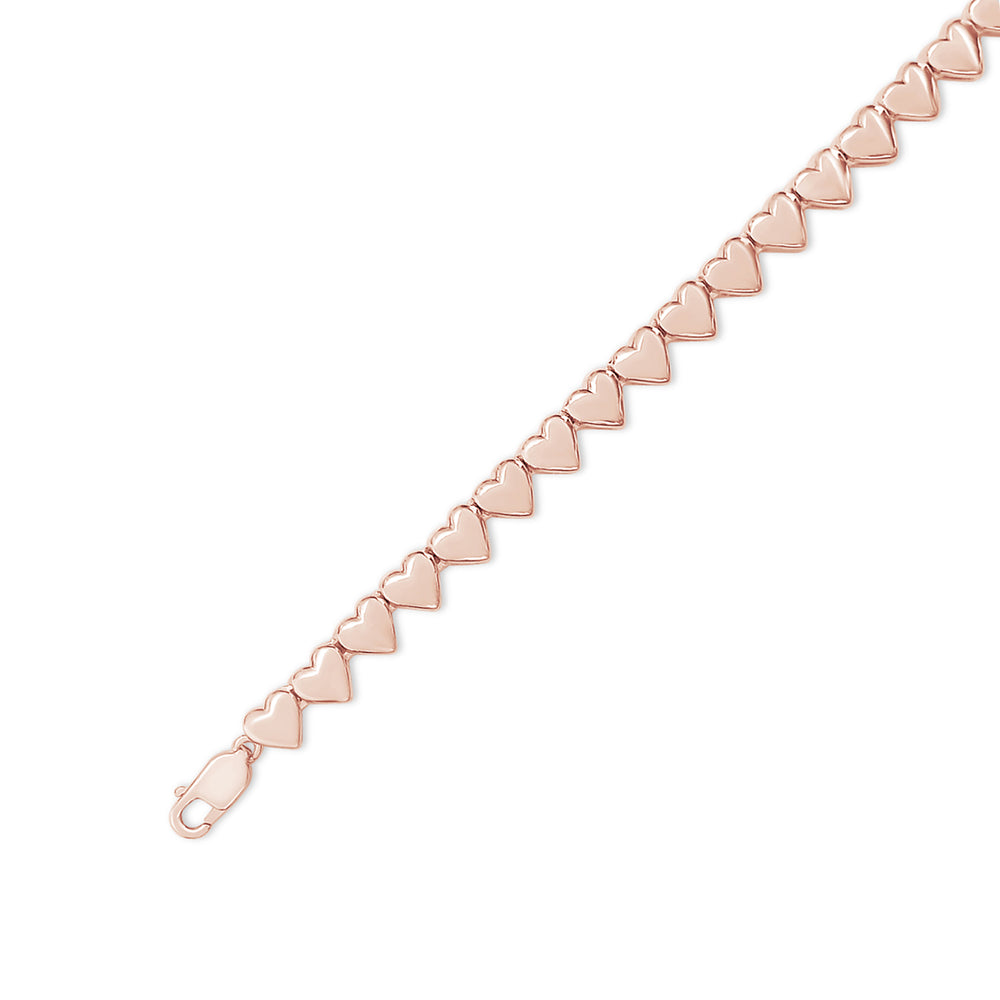 
                      
                        4MM Plain Heart Link Necklace For Women In 925 Sterling Silver & 10K Or 14K Solid Gold Jewelry (16" to 20")
                      
                    