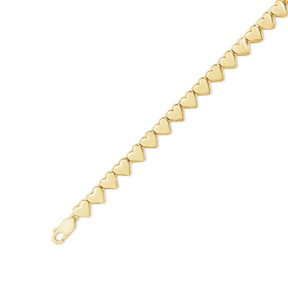 
                      
                        4MM Plain Heart Link Necklace For Women In 925 Sterling Silver & 10K Or 14K Solid Gold Jewelry (16" to 20")
                      
                    