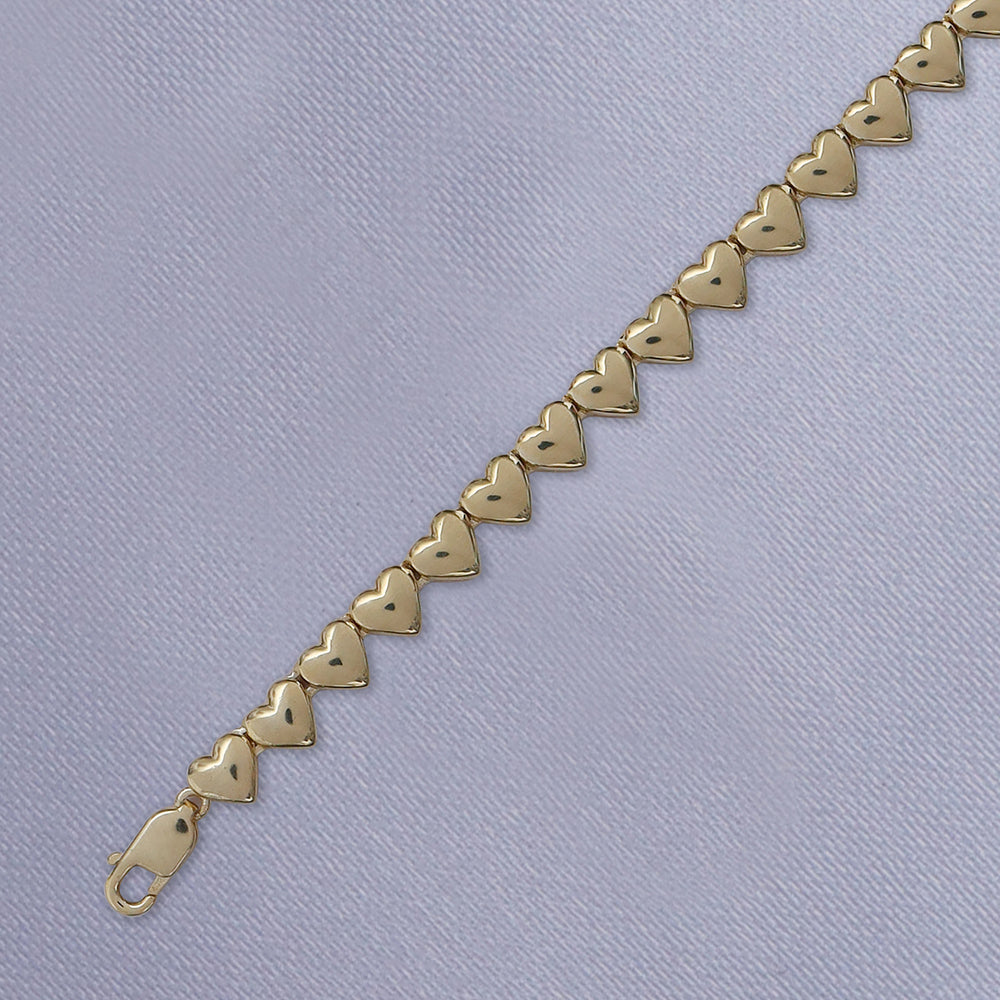 
                      
                        4MM Plain Heart Link Necklace For Women In 925 Sterling Silver & 10K Or 14K Solid Gold Jewelry (16" to 20")
                      
                    