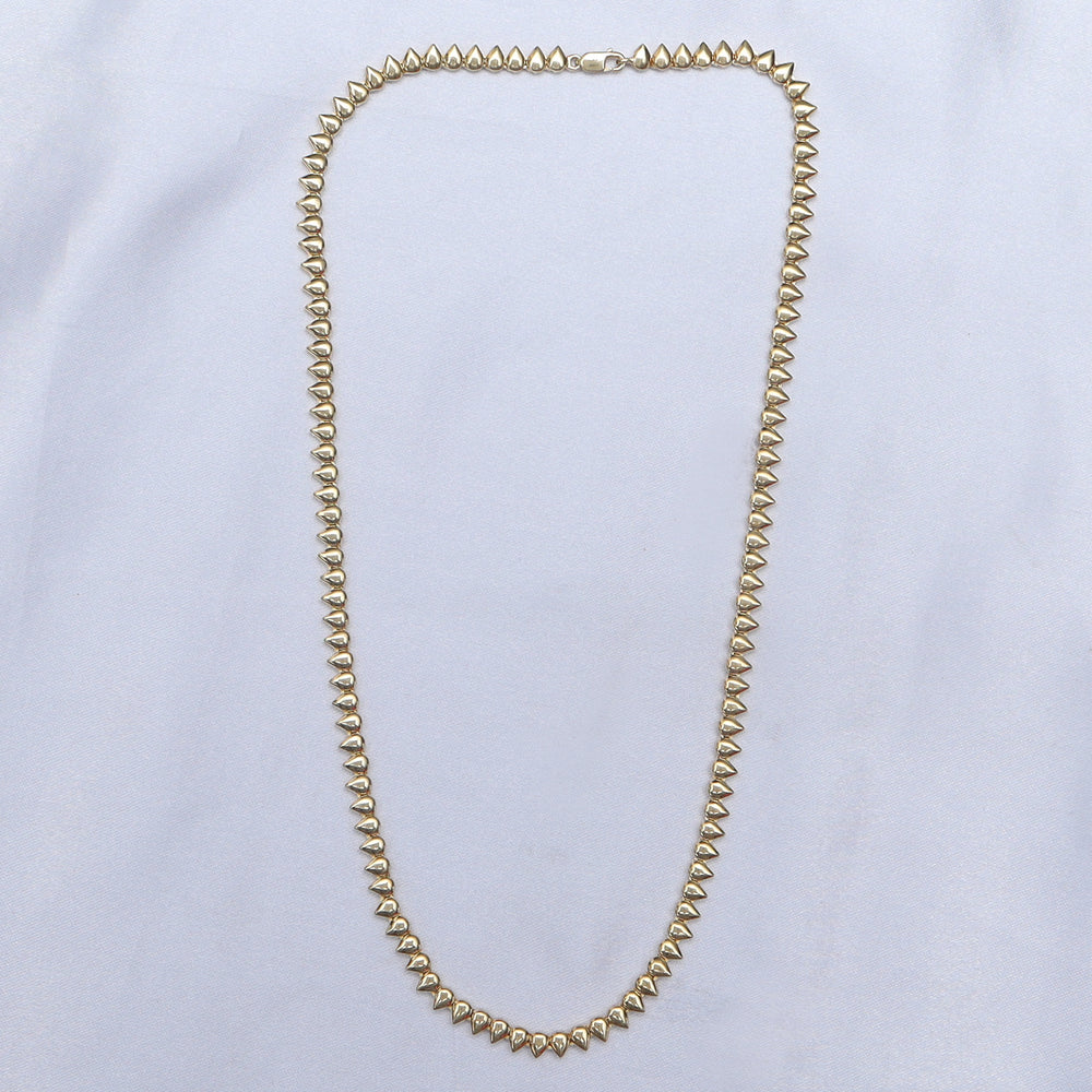 
                      
                        4MM Plain Pear Shape Link Necklace For Women In 925 Sterling Silver & 10K Or 14K Solid Gold (16" to 20")
                      
                    