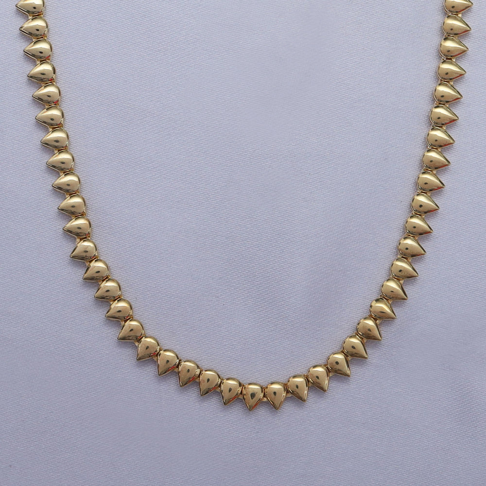 
                      
                        4MM Plain Pear Shape Link Necklace For Women In 925 Sterling Silver & 10K Or 14K Solid Gold (16" to 20")
                      
                    