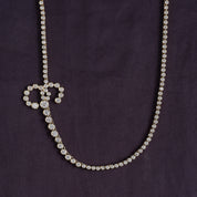Tennis Necklaces Bezel Set In Lab Created Moissanite