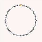 Asscher Shape 22.36 Carat Lab Grown Diamond Full Circle Tennis Necklace