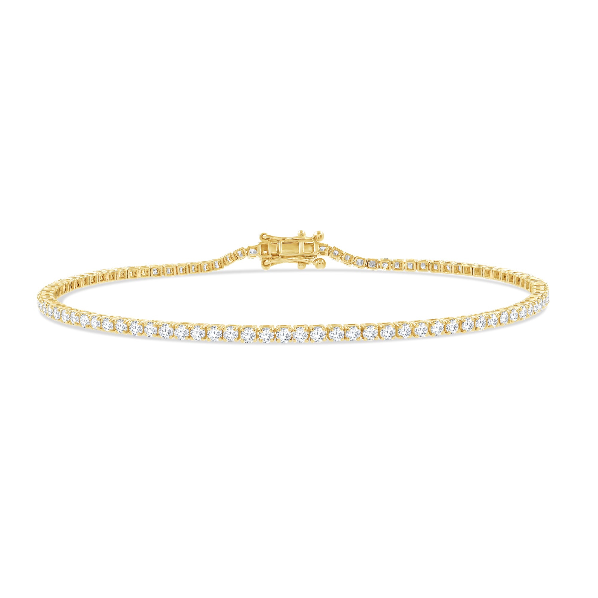 Lab Created Moissanite Graduated Illusion Tennis Bracelet