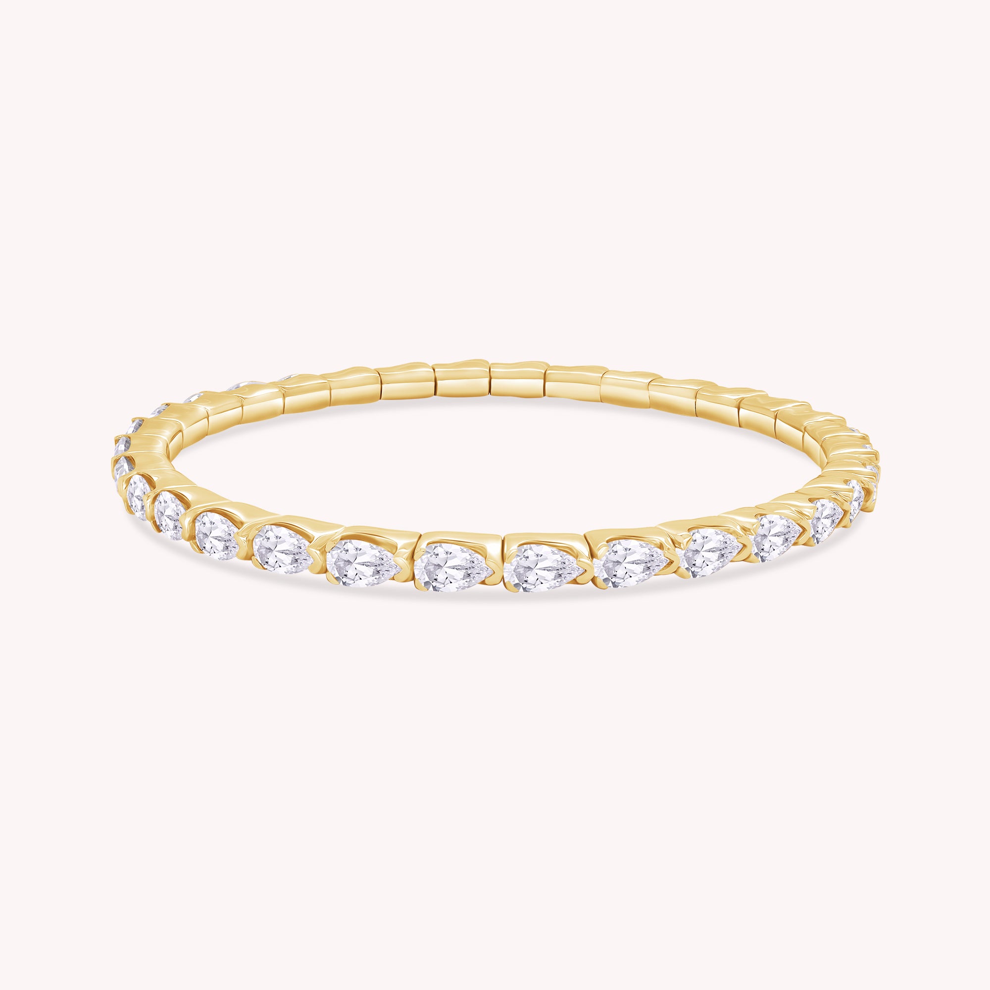 Pear-Shaped Stretchable Bracelet