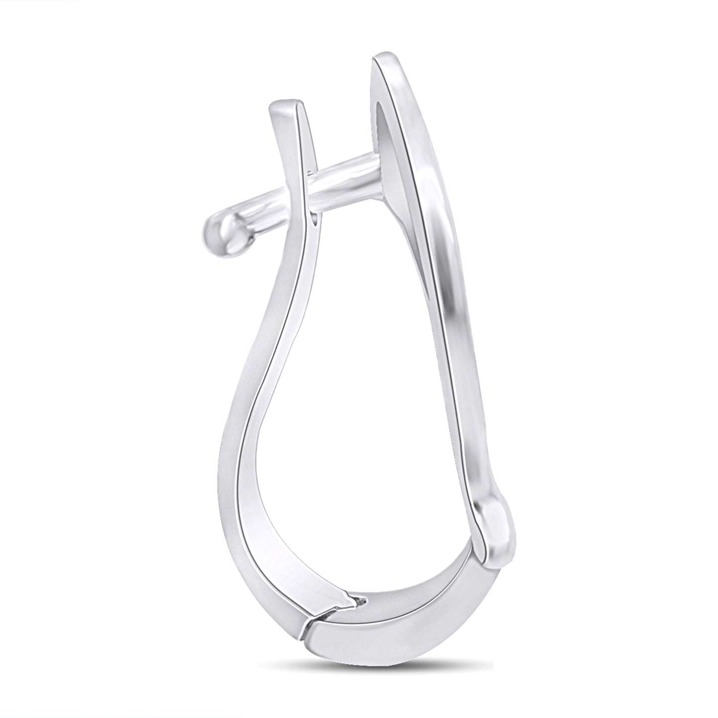 Interchangeable Pendant Hanger Slide Pearl Enhancer Fits 7mm In 925 Sterling Silver