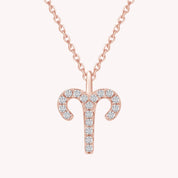 Zodiac Sign's Moissanite Diamond Necklace