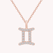 Zodiac Sign's Moissanite Diamond Necklace