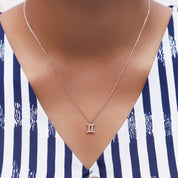 Zodiac Sign's Moissanite Diamond Necklace