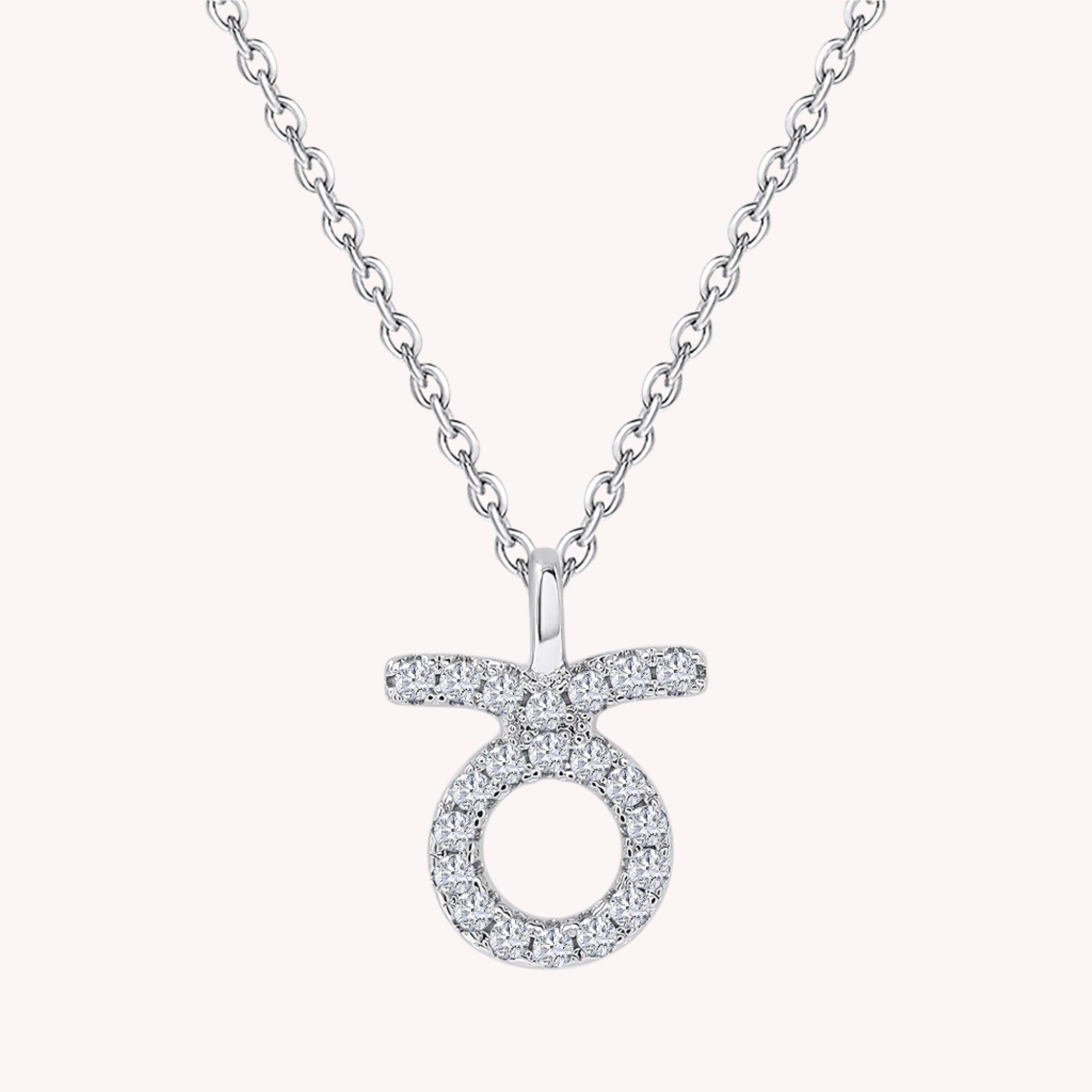 Zodiac Sign's Moissanite Diamond Necklace