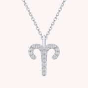 Zodiac Sign's Moissanite Diamond Necklace