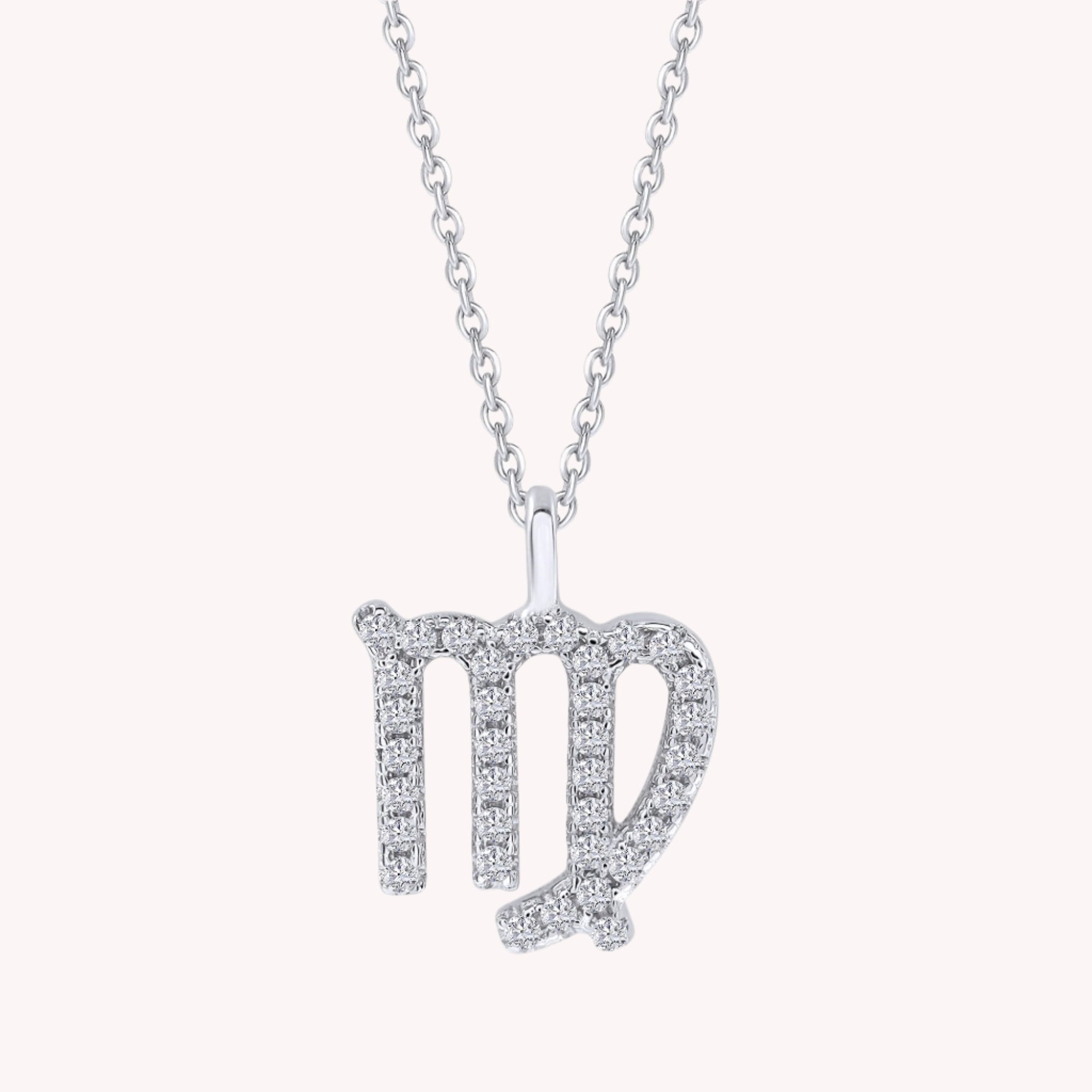 Zodiac Sign's Moissanite Diamond Necklace