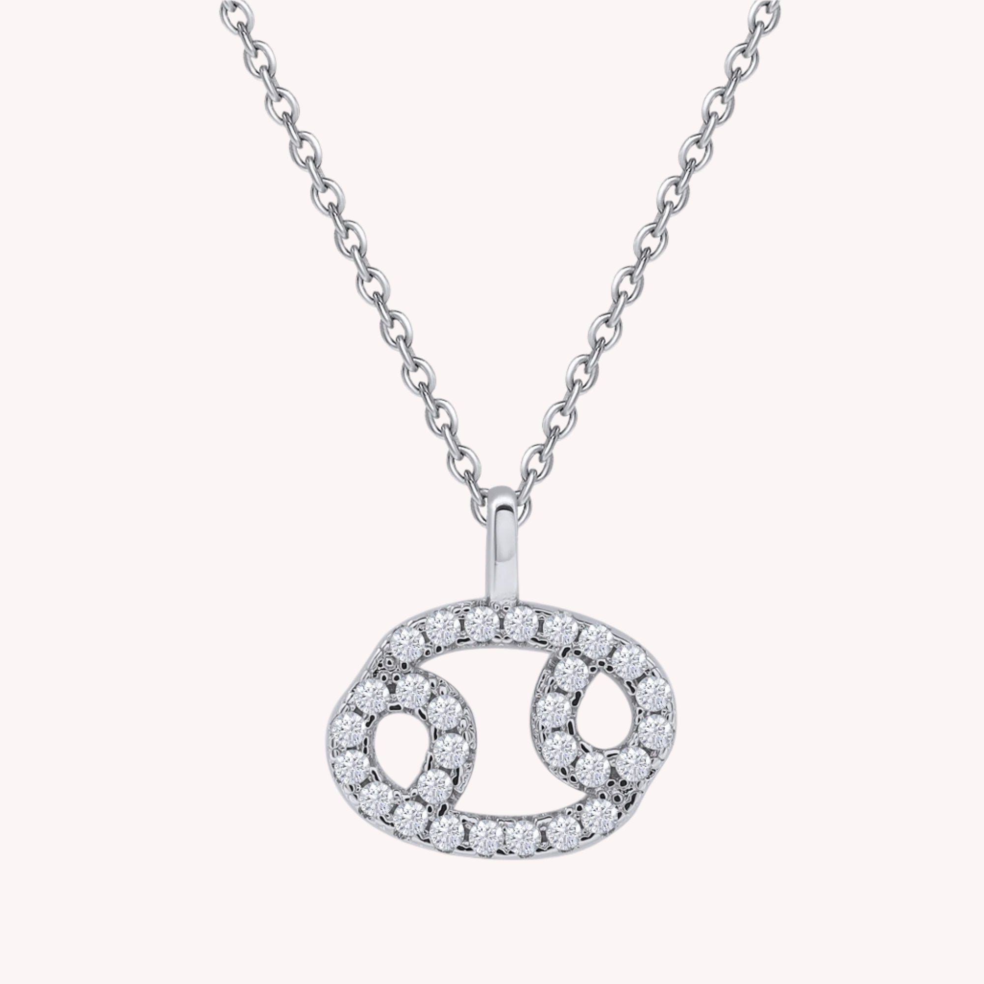 Zodiac Sign's Moissanite Diamond Necklace